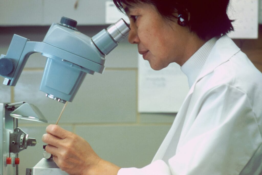 Scientific lab work